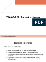 Robust Software