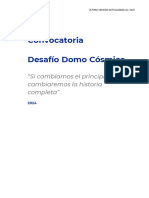 Bases y Condiciones Desafio Domo Cosmico