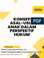 Konsep Asal-Usul Anak Dalam Perspektif Hukum