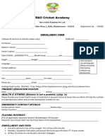 RCA Admission Form