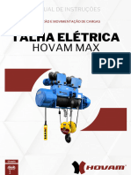 Manual de Instruções - Talha Elétrica Cabo de Aço Hovam Max