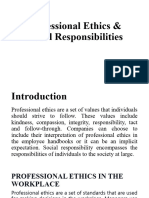 Professional Ethics & Social Responsibilities