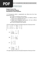 Quiz Sle Ludecomposition