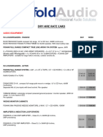 LFA Dry Hire Rate Card