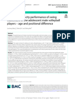 Power and Velocity Performance of Swing Movement I