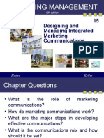 Chapter 15 Designing and Managing Integrated Marketing Communications