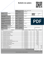 Bulletin de Salaire: Ministère Des Finances Et Du Budget