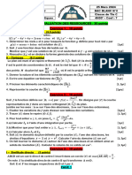 Maths Tle C BAC Blanc 2 Mars 2024