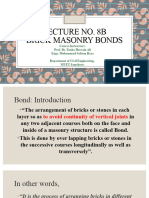 Lecture No. 8 (B) Brick Masonry Bonds