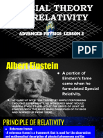 ADV - PHYSICS Q4 Lesson-2 THEORY-OF-RELATIVITY