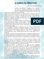 Ensayo Sobre La Libertad