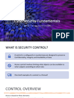 003 - Cybersecurity Fundamentals Access Control Concepts