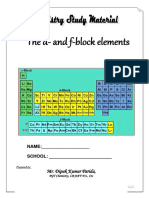 D and F Block Elements, CBSE, New-1 LR DAV