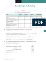 Worksheet 4.7 Introducing Manufacturing Accounts