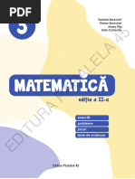 Matematica. Exercitii, Probleme, Jocuri, Teste de Evaluare - Clasa 3 - Daniela Berechet, Florian Berechet, Jeana Tita, Lidia Costache