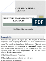 Dynamic of Structures Lec 7 EXAMPLES