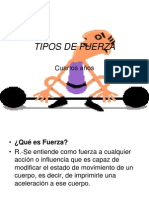 Tipos de Fuerza