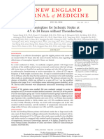 Tenecteplase For Ischemic Stroke at 4 5 To 24 Hours Without Thrombectomy