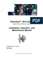 Siklu EtherHaul 8010 Installation Operation and Maintenance Manual - EH8010-IO-01 - Issue8 (Nov 2020)