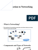 Introduction To Networking