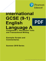 International GCSE (9-1) English Language A