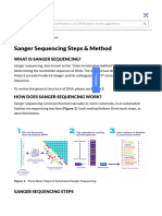 Sanger Sequencing Steps & Method