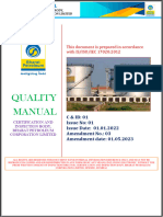 Cib Quality Manual BPCL Amd 3 Date 01052023