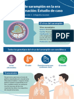 Infografia de Brote de Sarampion en La Era Poseliminacion. Estudio de Caso