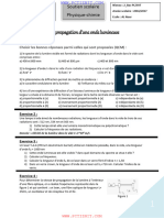 Exercices 12 Propagation Dâ Une Onde Lumineuse (Elabbadi Mouad)