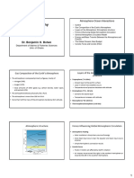 Oceanography Lecture 7 DPS-BPS (2019) - Atmosphere-Ocean Interactions