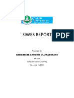 Siwes Report Updated