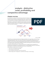 Topic Workbook - Internal Analysis - Distinctive Competencies, Profitability, and Competitive Advantage