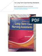 Mosby's Textbook For Long-Term Care Nursing Assistants. ISBN 0323075835, 978-0323075831