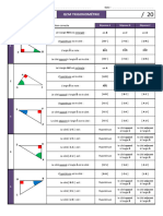 QCM Trigonométrie 2023