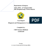 Diagnosis and Management of Acute Gout