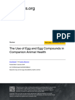 The Use of Egg and Egg Compounds in Companion Anim