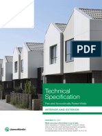 Fire and Acoustically Rated Wall Technical Specification May22