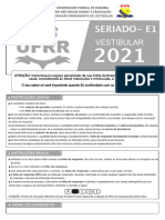 Caderno de Provas - E1 - Vestibular 2021