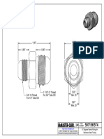 50715K574 - 37 Degree Flared Fitting For Stainless Steel Tubing