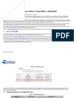 ECC Injection Tests in Traveo MCUs