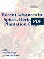 Recent Advances in Spices, Herbs and Plantation Crops