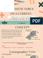 Magnetic Force Due To A Current-Carrying Wire