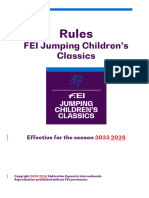 FEI Jumping Children's Classics Rules 2024 Mark-Up