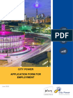 City Power Application Form For Employment 001