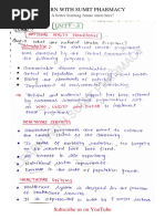 Unit 3 Social and Preventive Pharmacy