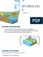 Hydrology Syllabus