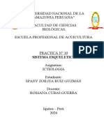 Sistema Esqueletico de Los Peces. Spany Ruiz Guzman