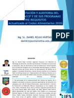 Implementación Y Auditoria Del Sistema Haccp Y de Sus Programas Pre-Requisitos Actualizado Al Codex Alimentarius 2020