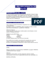 Curso Recepcionista de Hotel