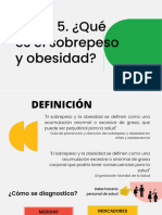 Tema 5. Sobrepeso y Obesidad